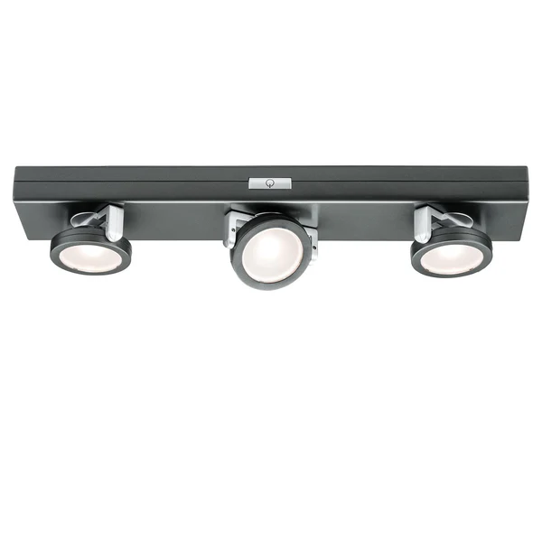 LED-Deckenleuchte Rotate - Polycarbonat - 3-flammig