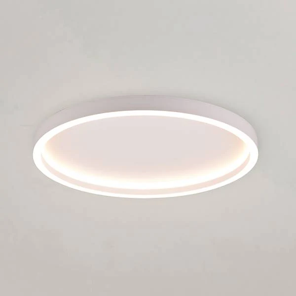 LED-Deckenleuchte Rotonda Rund - Eisen - 1-flammig - Weiß