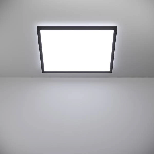 LED-Deckenleuchte Rovito-R - Kunststoff - 1-flammig - Schwarz - 50 x 50 cm - Image 6