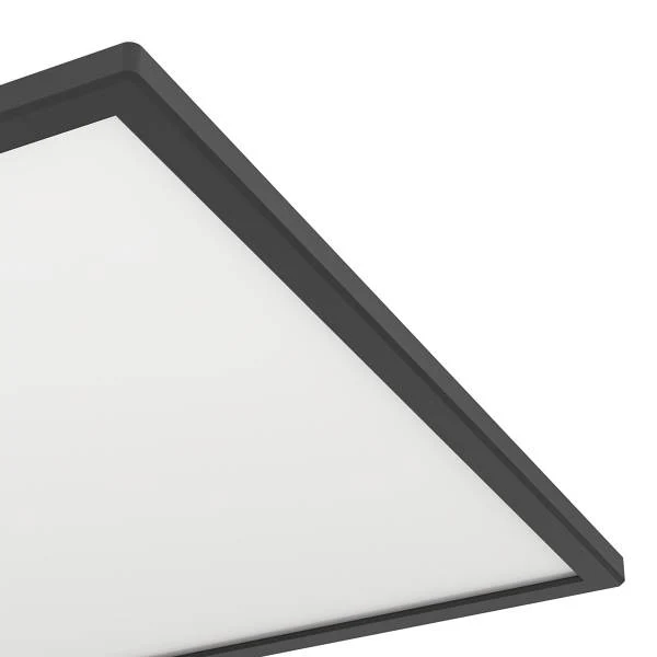 LED-Deckenleuchte Rovito-R - Kunststoff - 1-flammig - Schwarz - 50 x 50 cm - Image 8