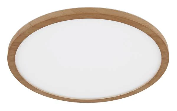 LED-Deckenleuchte Sapana rund - Acrylglas - 1-flammig - Braun - Durchmesser: 42 cm - Image 4