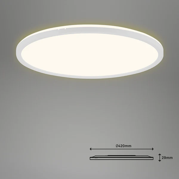 LED-Deckenleuchte Slim IV - Polycarbonat - 1-flammig - Image 6
