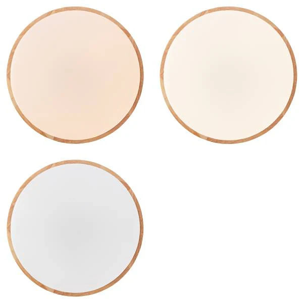 LED-Deckenleuchte Slimline - Polyacryl / Gummibaum Teilmassiv - 1-flammig - Image 6