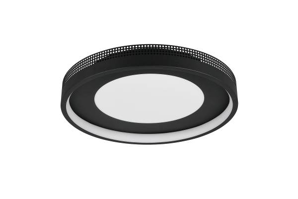 LED-Deckenleuchte Solea - Polycarbonat / Eisen - 1-flammig - Schwarz - Image 8