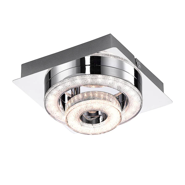 LED-Deckenleuchte Tim - Metall / Kunststoff - 1-flammig