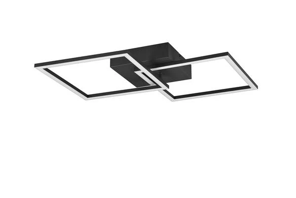 LED-Deckenleuchte Trail - Eisen - 1-flammig - Schwarz - Breite: 60 cm - Image 8