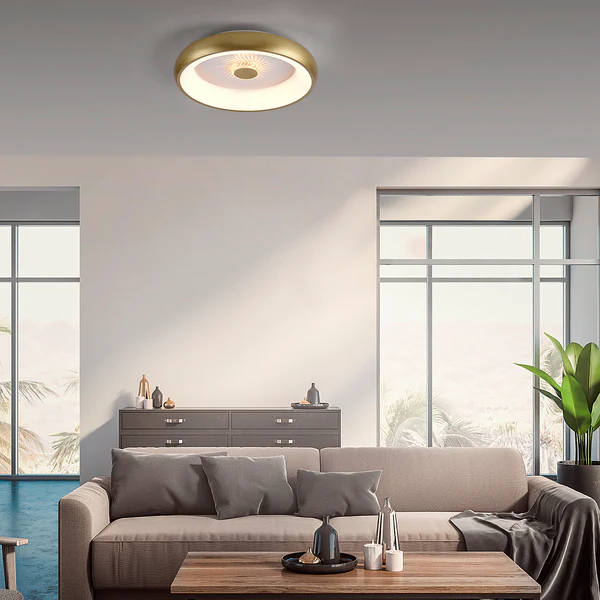 LED-Deckenleuchte Vertigo Typ B - Aluminium / Eisen - 1-flammig - Messing - Image 2
