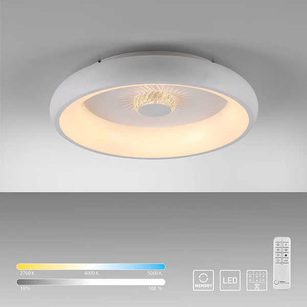 LED-Deckenleuchte Vertigo Typ B - Eisen - 1-flammig - Silber - Image 10