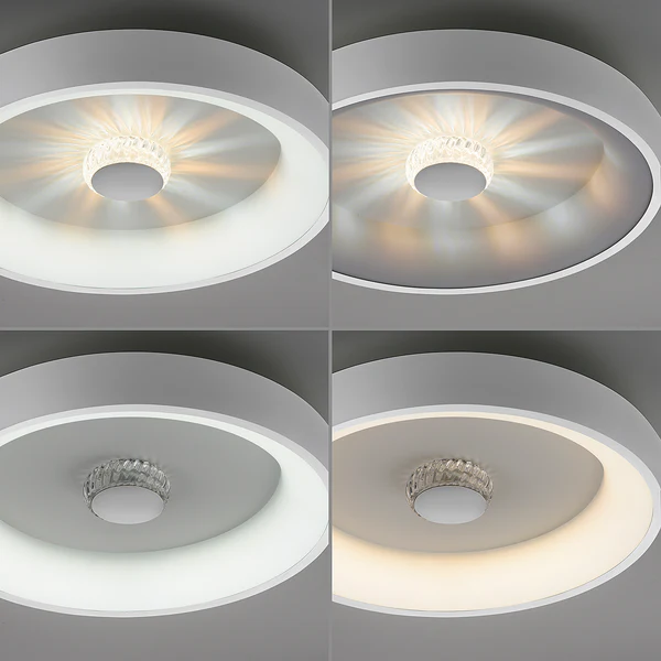 LED-Deckenleuchte Vertigo Typ B - Eisen - 1-flammig - Silber - Image 12