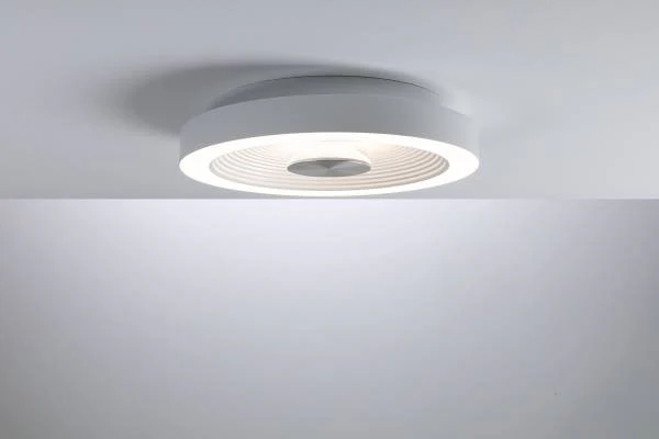 LED-Deckenleuchte Volea - Kunststoff - 1-flammig - Weiß / Silber - Durchmesser: 32 cm - Image 2