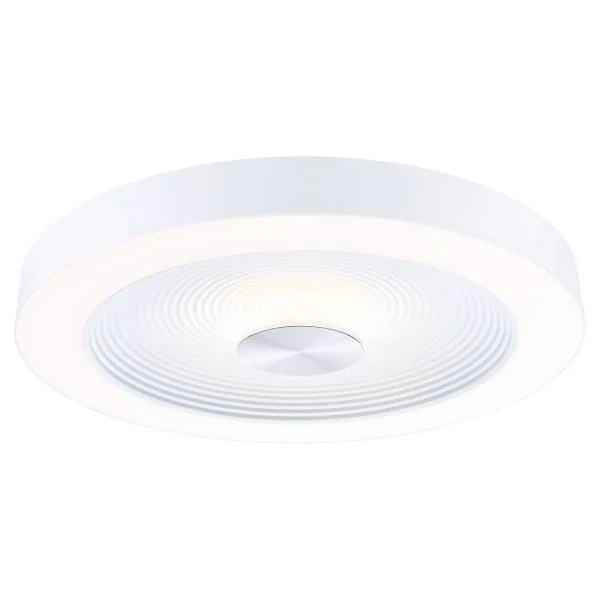 LED-Deckenleuchte Volea - Kunststoff - 1-flammig - Weiß / Silber - Durchmesser: 40 cm - Image 4