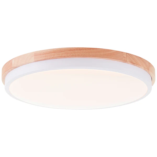 LED-Deckenleuchten Baarlo Typ B - Gummibaum massiv / Eisen - 1-flammig - Durchmesser: 35 cm - Image 3