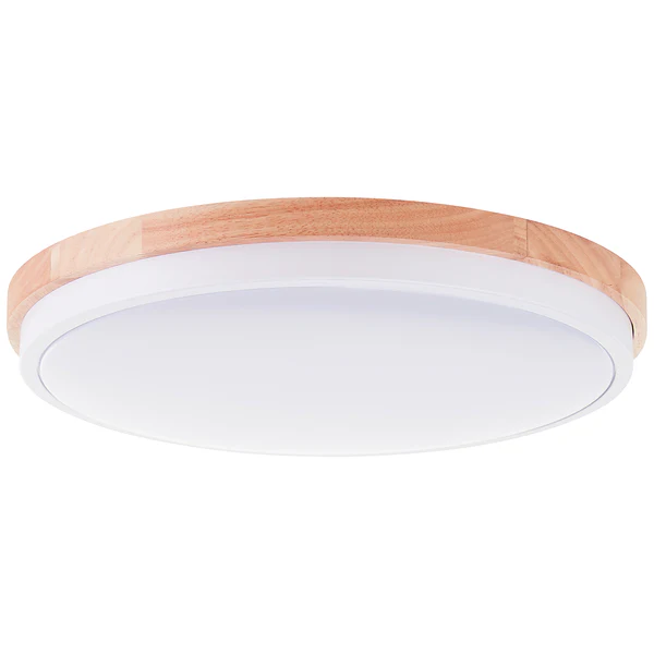LED-Deckenleuchten Baarlo Typ B - Gummibaum massiv / Eisen - 1-flammig - Durchmesser: 35 cm - Image 4