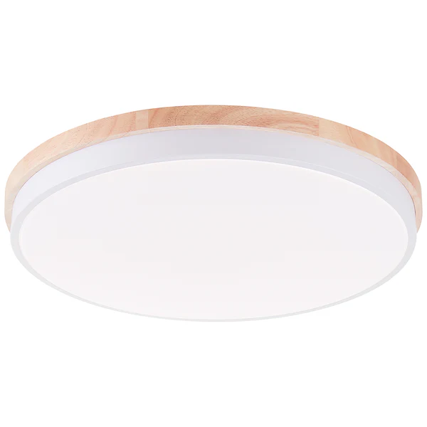 LED-Deckenleuchten Baarlo Typ B - Gummibaum massiv / Eisen - 1-flammig - Durchmesser: 50 cm - Image 10