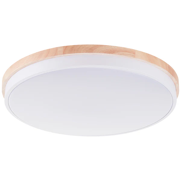 LED-Deckenleuchten Baarlo Typ B - Gummibaum massiv / Eisen - 1-flammig - Durchmesser: 50 cm - Image 11