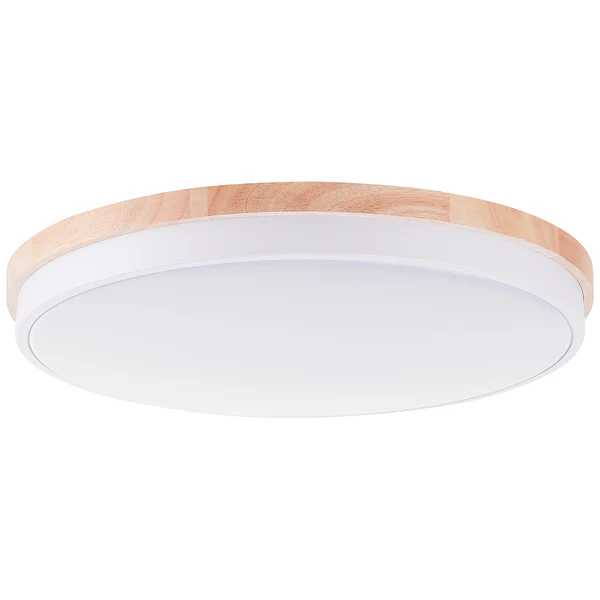 LED-Deckenleuchten Baarlo Typ B - Gummibaum massiv / Eisen - 1-flammig - Durchmesser: 50 cm - Image 4