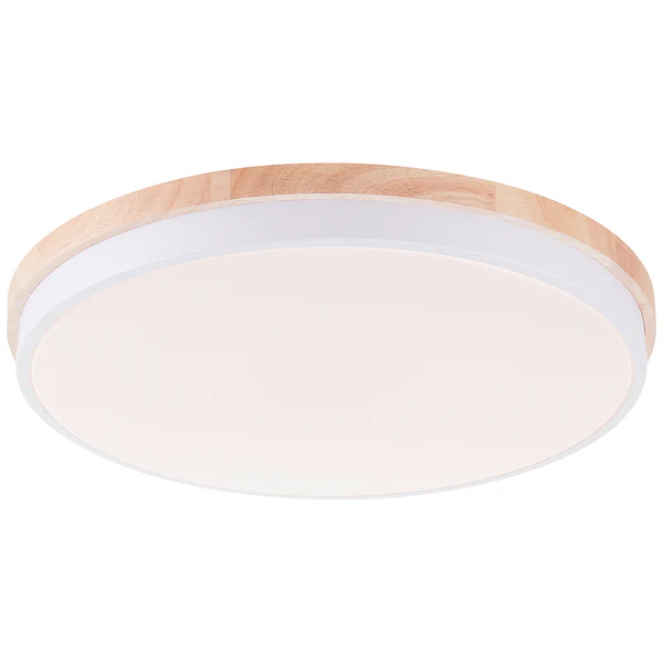 LED-Deckenleuchten Baarlo Typ B - Gummibaum massiv / Eisen - 1-flammig - Durchmesser: 50 cm - Image 5