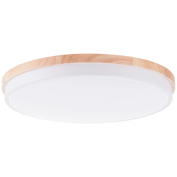 LED-Deckenleuchten Baarlo Typ B - Gummibaum massiv / Eisen - 1-flammig - Durchmesser: 50 cm - Image 6