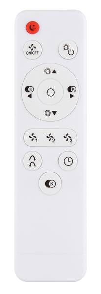 LED-Deckenventilator Gatian Typ A - Acrylglas / Eisen - 1-flammig - Image 6