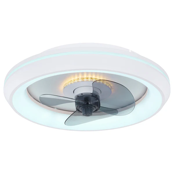 LED-Deckenventilator Joey Typ B - Acrylglas / Eisen - 1-flammig - Image 4