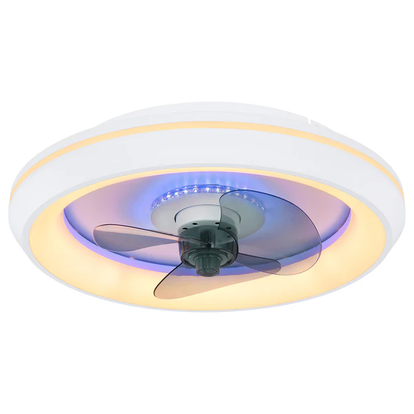 LED-Deckenventilator Joey Typ B - Acrylglas / Eisen - 1-flammig - Image 5