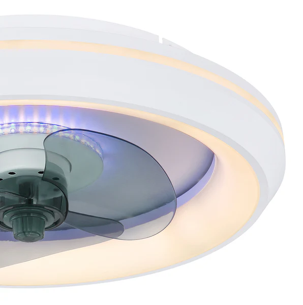 LED-Deckenventilator Joey Typ B - Acrylglas / Eisen - 1-flammig - Image 7