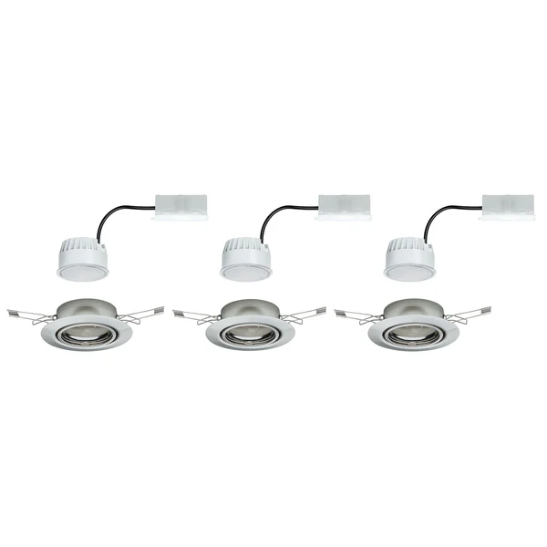 LED-Einbauleuchte Base II - Acrylglas / Aluminium - 3-flammig - Image 4