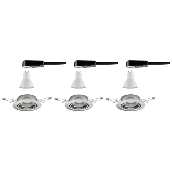 LED-Einbauleuchte Base V - Acrylglas / Aluminium - 3-flammig - Image 4