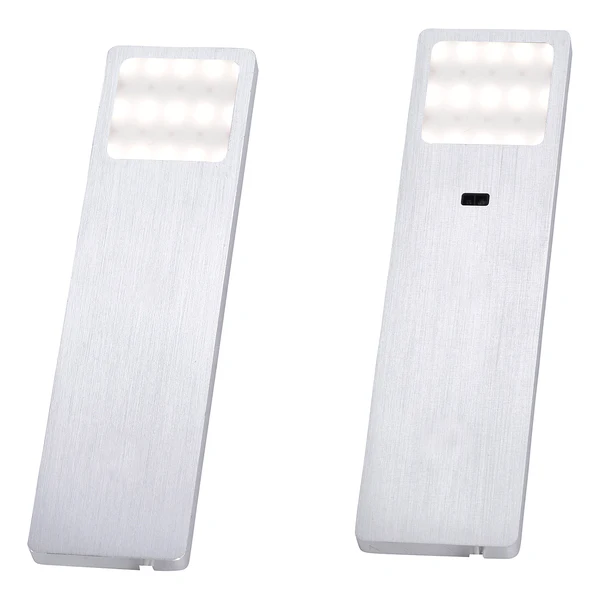 LED-Einbauleuchte Helena III - Polycarbonat / Aluminium - 2-flammig