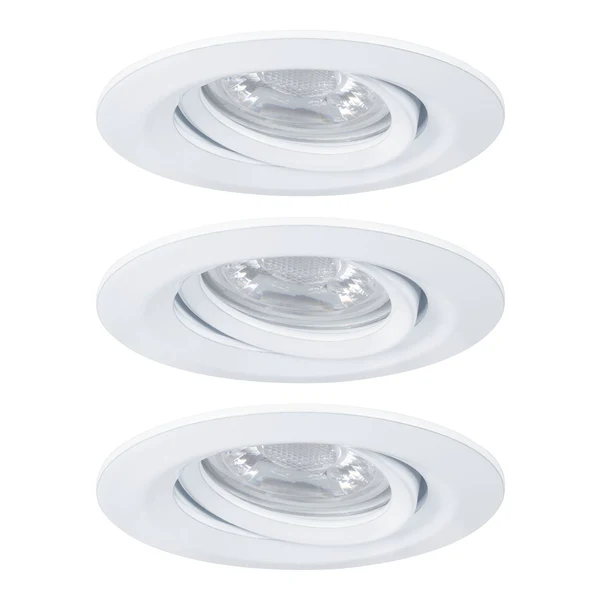 LED-Einbauleuchte Nova I (3er-Set - Aluminium - 3-flammig - Image 3