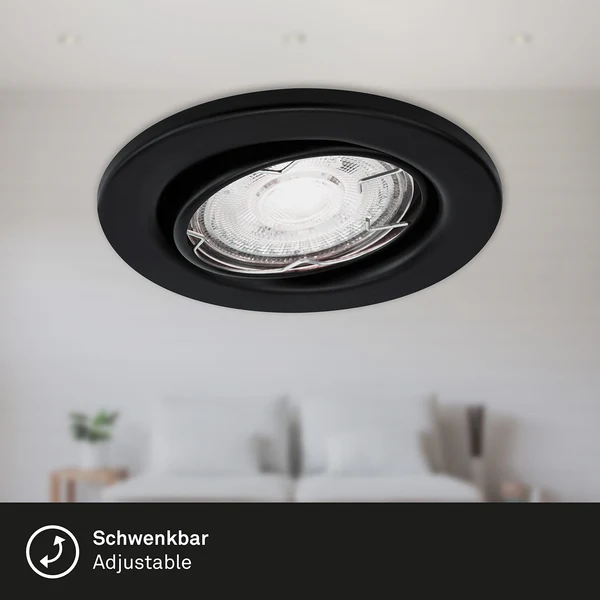 LED-Einbauleuchte Sten V - Eisen - 3-flammig - Image 5