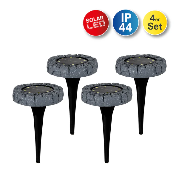 LED-Erdspieß Unverre (4er-Set) - Polycarbonat - 1-flammig - Image 3