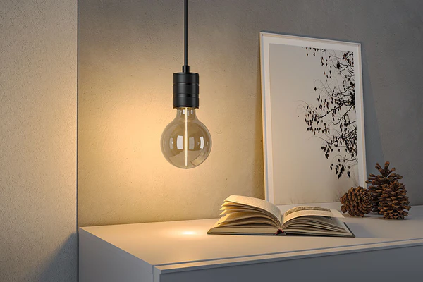 LED-Leuchtmittel Floating Shine G95 - Klarglas - Grau - Image 2