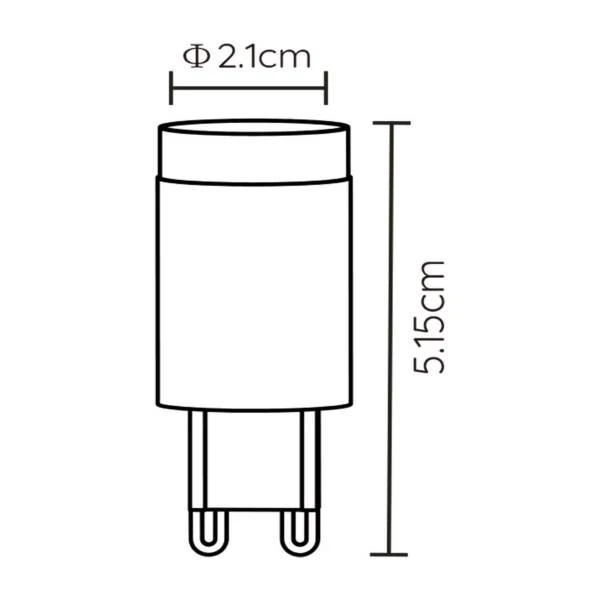 LED Leuchtmittel G9 Typ A - Keramik - Weiß - Image 4
