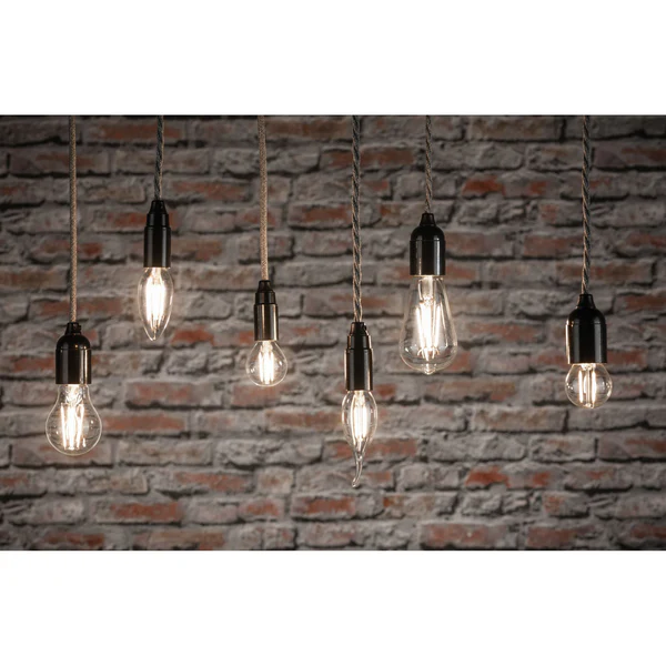 LED-Leuchtmittel Jessica (5er-Set) - Klarglas / Metall - 5-flammig - Image 3