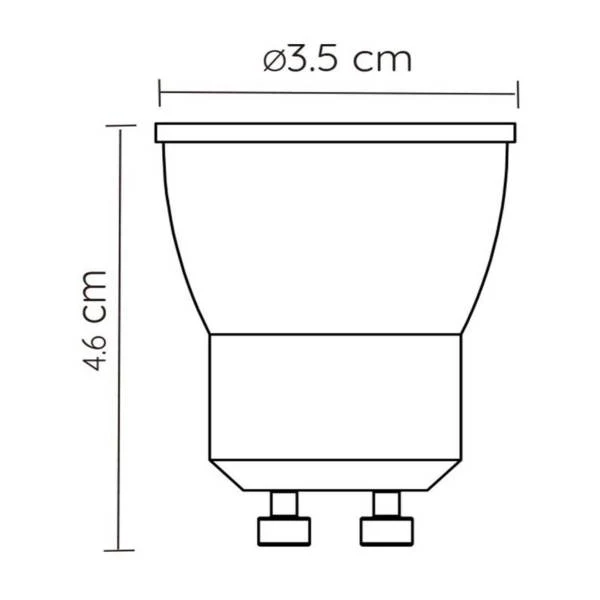 LED Leuchtmittel MR11 Typ B - Keramik - Schwarz - Image 4
