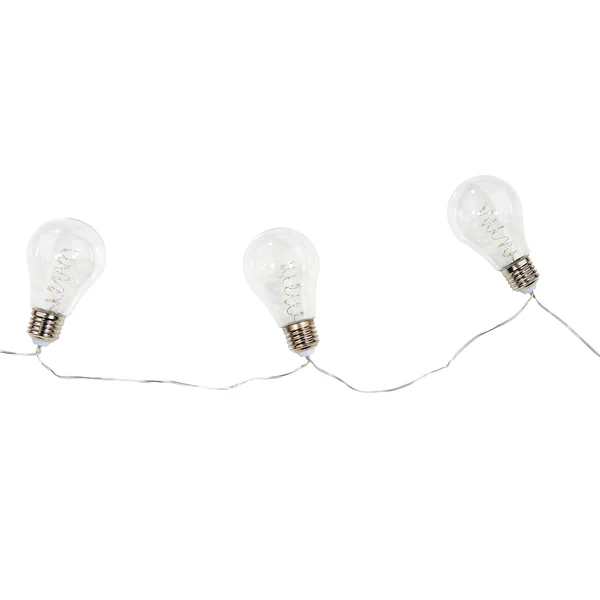LED-Lichterkette BULB LIGHTS - Klarglas / Polyester PVC - 10-flammig - Image 10