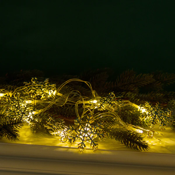 LED-Lichterkette Hurup - PVC / Kupfer - Silber - Image 2