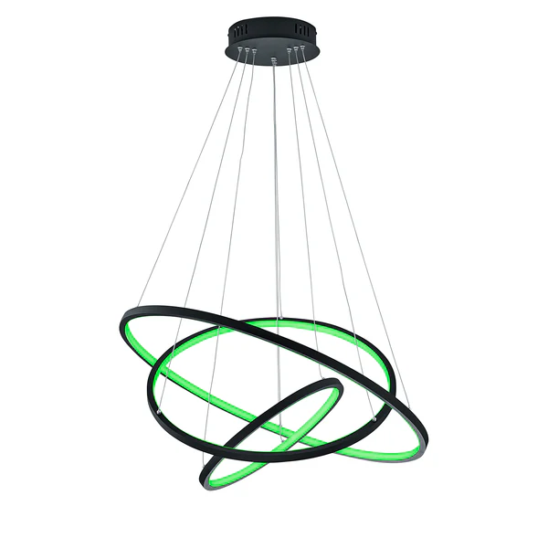 LED-Pendelleuchte Aaron II - Aluminium - 3-flammig - Image 3