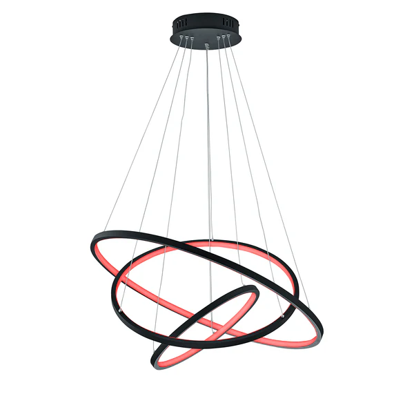 LED-Pendelleuchte Aaron II - Aluminium - 3-flammig - Image 4