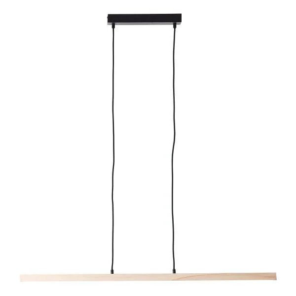 LED-Pendelleuchte Arion - Kiefer Teilmassiv / Stahl - 1-flammig - Image 3