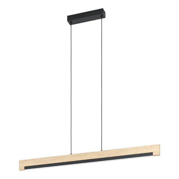 LED-Pendelleuchte Camacho - Kunststoff / Stahl - 1-flammig
