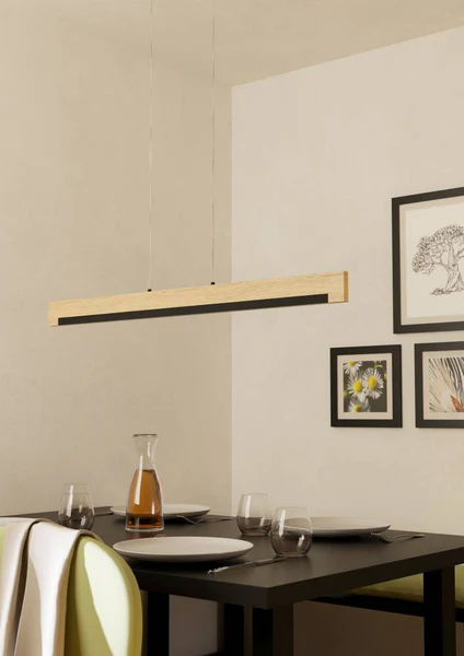 LED-Pendelleuchte Camacho - Kunststoff / Stahl - 1-flammig - Image 3