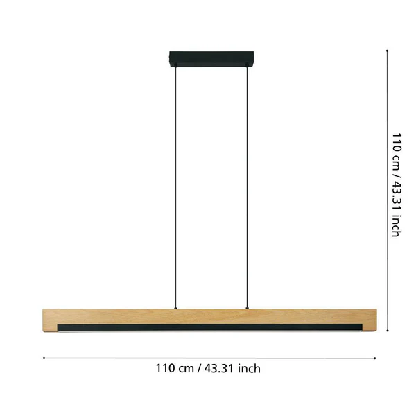 LED-Pendelleuchte Camacho - Kunststoff / Stahl - 1-flammig - Image 6