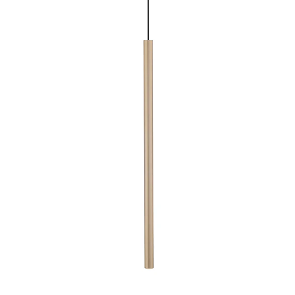 LED-Pendelleuchte Flute Typ A - Aluminium / Eisen - 1-flammig - Messing