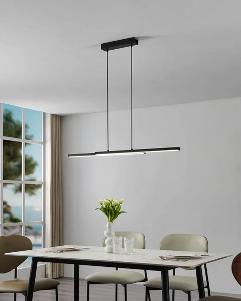 LED-Pendelleuchte Fraioli - Polycarbonat / Aluminium - 2-flammig - Image 3