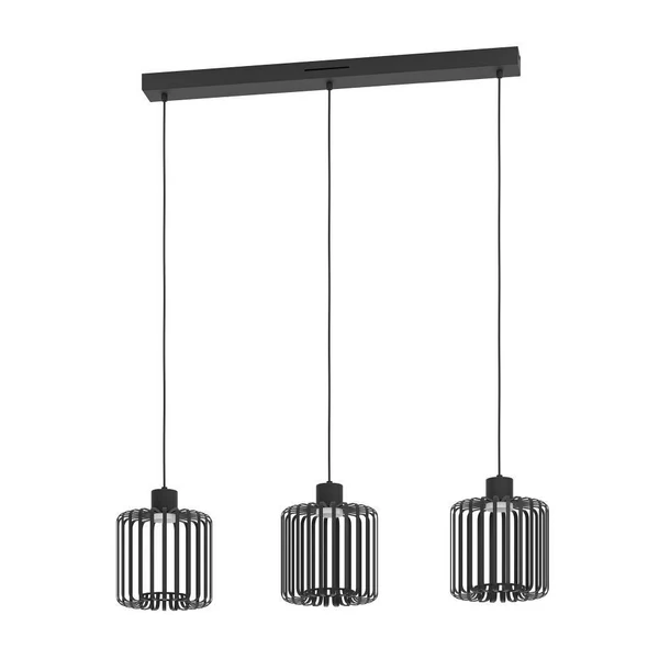 LED-Pendelleuchte Ginestrone - Polycarbonat / Stahl - 3-flammig