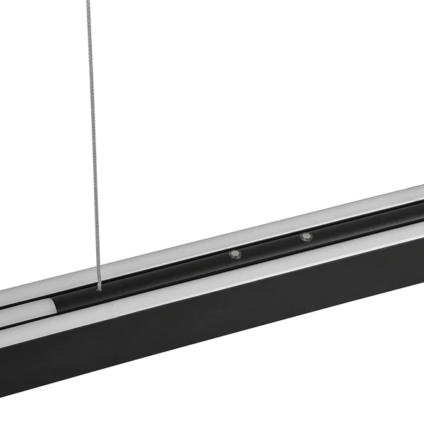LED-Pendelleuchte Helios - Eisen - 1-flammig - Schwarz - Breite: 130 cm - Image 16