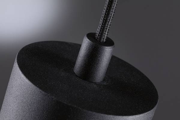 LED-Pendelleuchte Kame - Aluminium - 1-flammig - Schwarz - Image 11