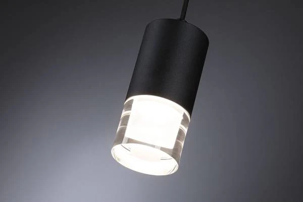LED-Pendelleuchte Kame - Aluminium - 1-flammig - Schwarz - Image 9